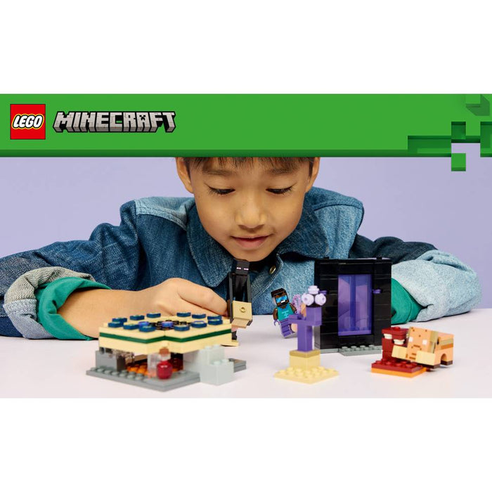 LEGO Minecraft Viaggio Nel Portale Del Nether E Dell’End - 21584