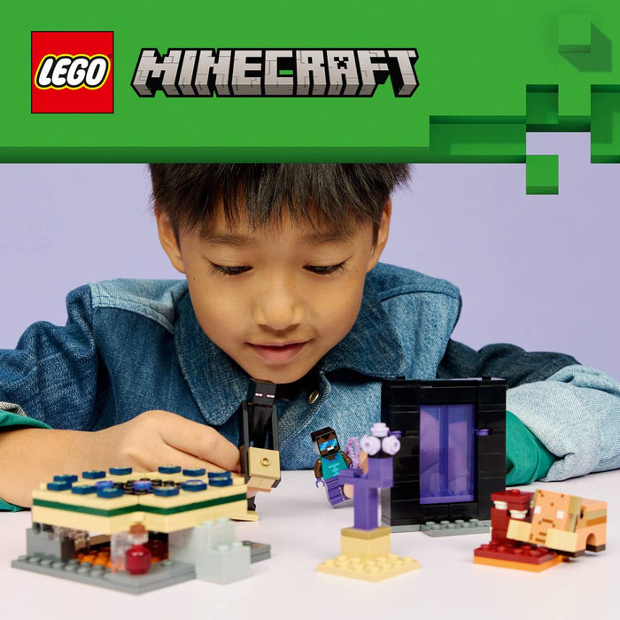 LEGO Minecraft Viaggio Nel Portale Del Nether E Dell’End - 21584