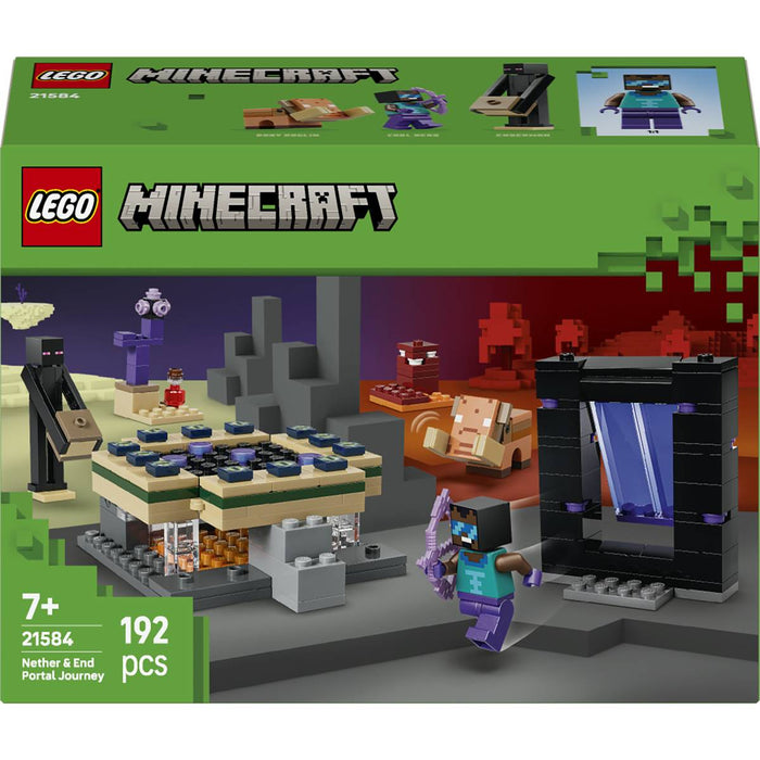 LEGO Minecraft Viaggio Nel Portale Del Nether E Dell’End - 21584