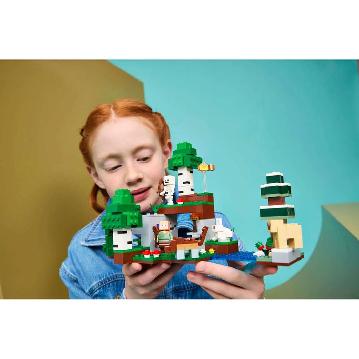 LEGO Avventura Della Prima Notte - 21593, Giocattolo Interattivo Con 7 Personaggi, Regalo Gamer E Bambini Da 8 Anni