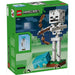 LEGO Scheletro - 21594, Action Figure Giocattolo Di Mob Con Elmo Di Diamante, Arco E Frecce, Base In Erba, Regalo 10+