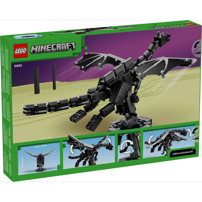 LEGO Drago Dell'End - 21595, Giocattolo Interattivo Con Ali Mobili E Supporto, Regalo Per Gamer E Bambini Da 10 Anni