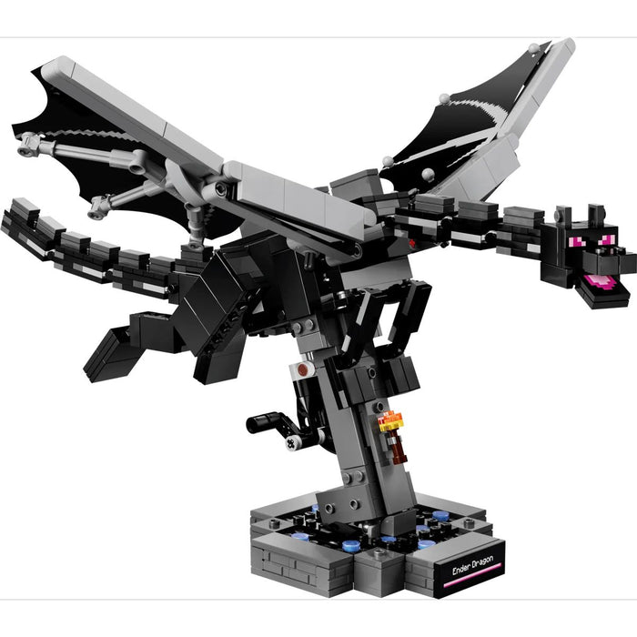 LEGO Drago Dell'End - 21595, Giocattolo Interattivo Con Ali Mobili E Supporto, Regalo Per Gamer E Bambini Da 10 Anni