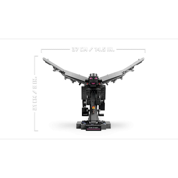 LEGO Drago Dell'End - 21595, Giocattolo Interattivo Con Ali Mobili E Supporto, Regalo Per Gamer E Bambini Da 10 Anni