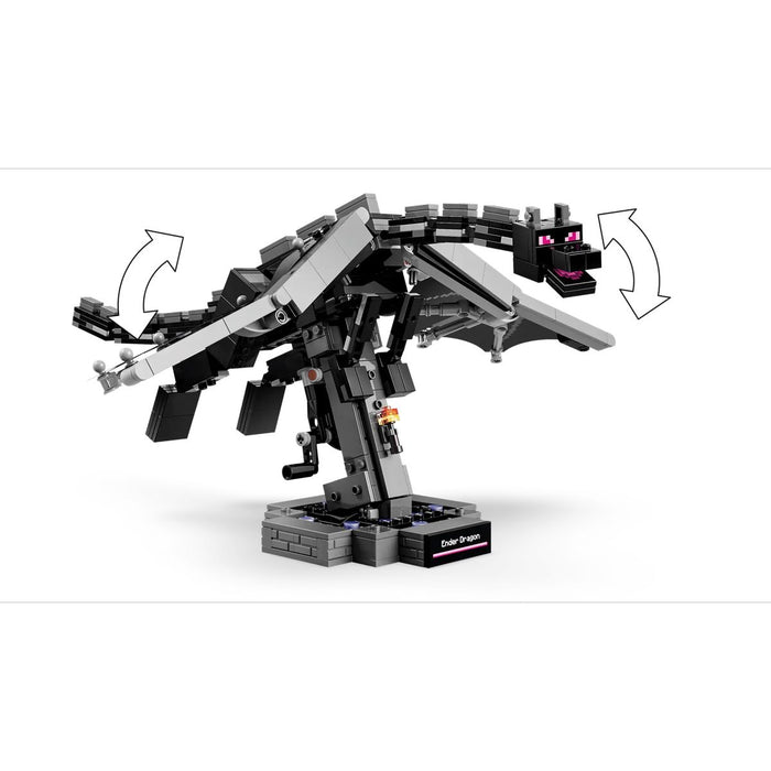 LEGO Drago Dell'End - 21595, Giocattolo Interattivo Con Ali Mobili E Supporto, Regalo Per Gamer E Bambini Da 10 Anni
