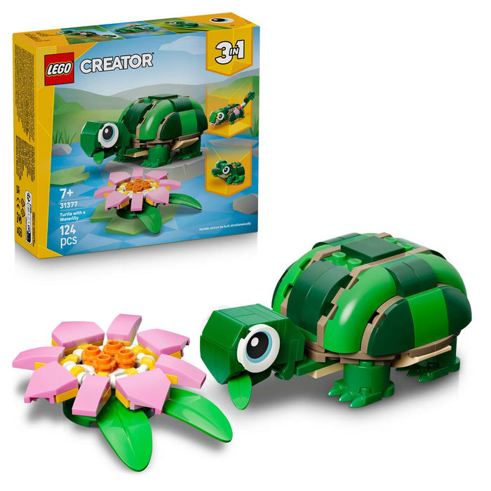LEGO Tartaruga Con Fiore Di Ninfea - 31377
