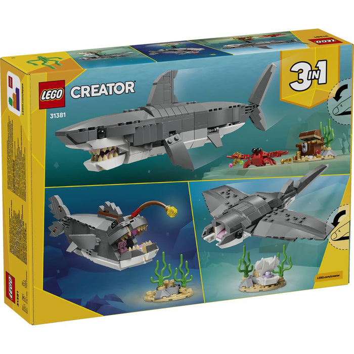 LEGO Squalo Con Scrigno Del Tesoro - 31381
