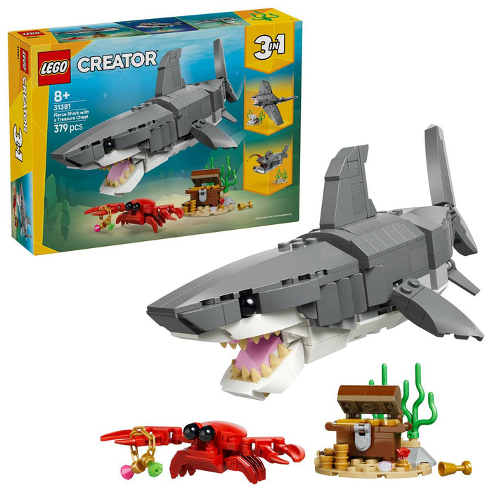 LEGO Squalo Con Scrigno Del Tesoro - 31381