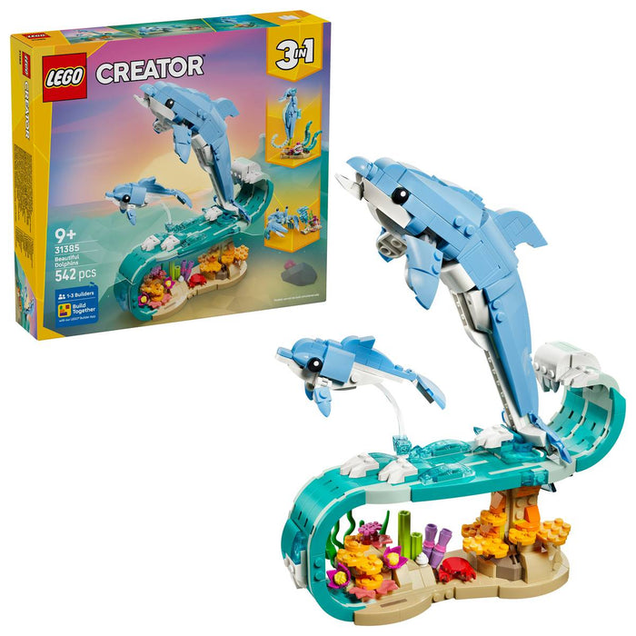 LEGO Animali Marini Meravigliosi Delfini - 31385