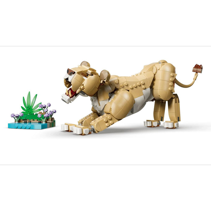 LEGO 3In1 Animali Selvatici: Leone Maestoso Giocattolo - 31386, Trasformabile In Leonessa O In 2 Cuccioli, Regalo Da 9+