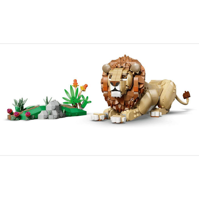 LEGO 3In1 Animali Selvatici: Leone Maestoso Giocattolo - 31386, Trasformabile In Leonessa O In 2 Cuccioli, Regalo Da 9+