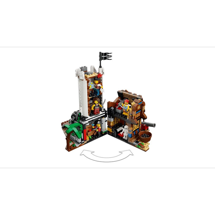 LEGO 3In1 Iconica Nave Da Pirata - 31387, Giocattolo Trasformabile In Castello O In 2 Barche Gemelle, Regalo Bambini 9+