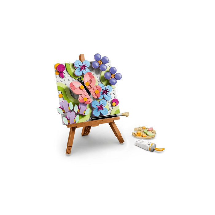 LEGO 3In1 Dipinto Floreale Decorativo - 31390, Gioco Trasformabile In Cornice O In Disegno Di Fenicottero, Regalo Da 8+