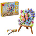 LEGO 3In1 Dipinto Floreale Decorativo - 31390, Gioco Trasformabile In Cornice O In Disegno Di Fenicottero, Regalo Da 8+