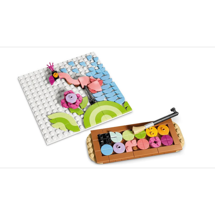 LEGO 3In1 Dipinto Floreale Decorativo - 31390, Gioco Trasformabile In Cornice O In Disegno Di Fenicottero, Regalo Da 8+