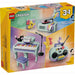 LEGO 3In1: Pianoforte Decorativo Con Gatto - 31392, Giocattolo Retrò Trasformabile In Radio O Giradischi, Regalo Da 9+