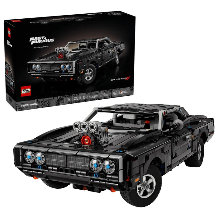 LEGO Auto Dodge Charger R/T Fast And Furious - 42231, Kit Modellismo Per Adulti Stem Da Collezione, Regalo Nostalgico