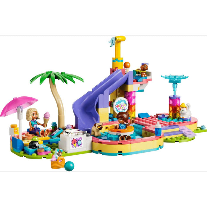 LEGO Divertente Giornata Al Parco Acquatico - 42676, Giocattolo Con Scivolo, 2 Mini Bamboline E 4 Animali, Regalo Da 6+