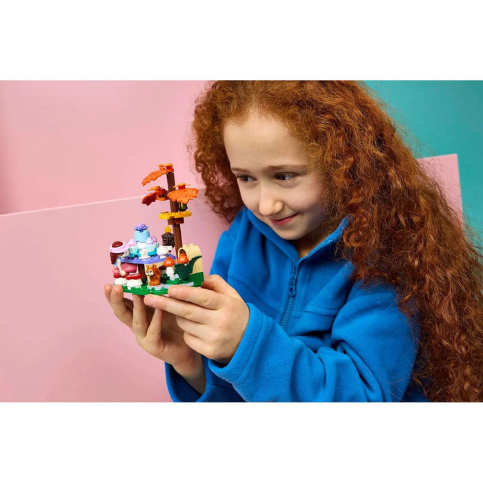 LEGO Tea Party Nella Foresta - 42690, Gioco Di Ruolo Con 2 Mini Bamboline, 3 Animali E Cibo Giocattolo, Regalo Da 6+