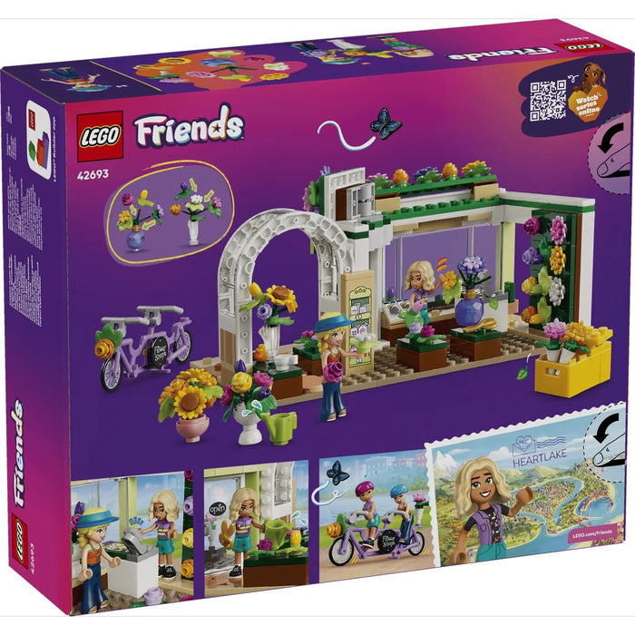 LEGO Negozio Di Fiori Creativo - 42693, Giocattolo Con Fiori Finti, Bouquet, 2 Mini Bamboline E Accessori, Regalo Da 7+