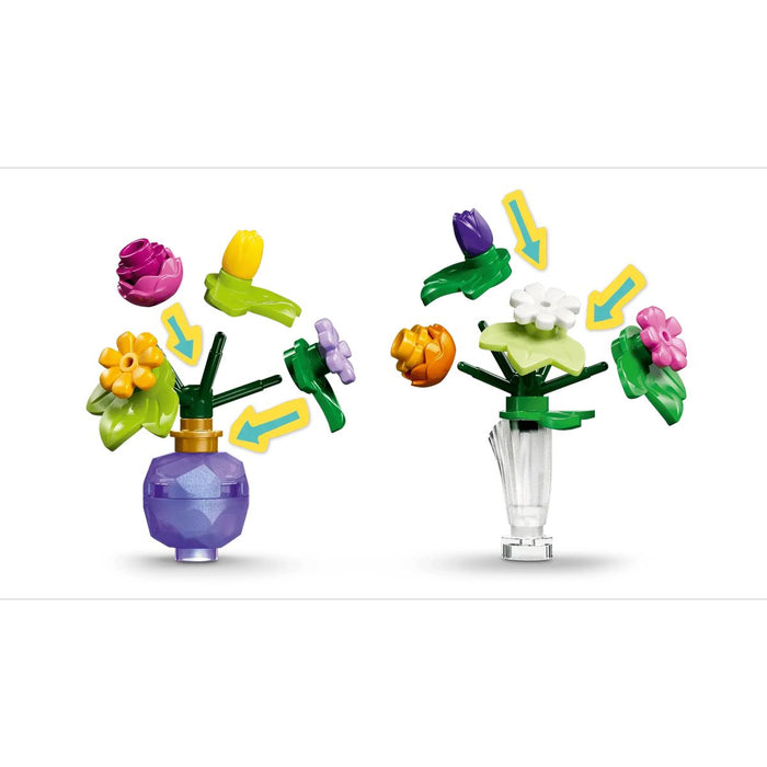 LEGO Negozio Di Fiori Creativo - 42693, Giocattolo Con Fiori Finti, Bouquet, 2 Mini Bamboline E Accessori, Regalo Da 7+