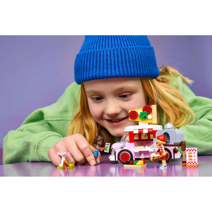 LEGO Furgone Delle Pizze - 42694, Giocattolo Con 2 Mini Bamboline, Cane E Accessori, Regalo Di Compleanno Bambini Da 6+