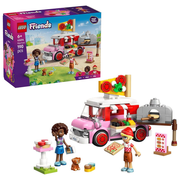 LEGO Furgone Delle Pizze - 42694, Giocattolo Con 2 Mini Bamboline, Cane E Accessori, Regalo Di Compleanno Bambini Da 6+