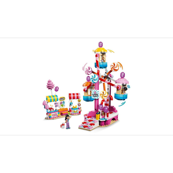 LEGO Ruota Panoramica Dolci E Cupcake - 42700, Giocattolo Con Giostra Da Luna Park, 3 Mini Bamboline, Regalo Bambini 7+