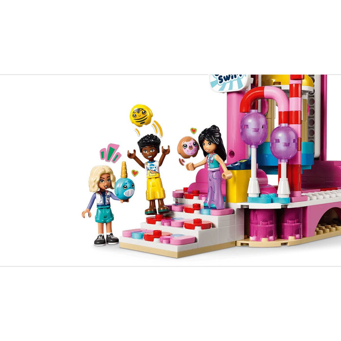 LEGO Ruota Panoramica Dolci E Cupcake - 42700, Giocattolo Con Giostra Da Luna Park, 3 Mini Bamboline, Regalo Bambini 7+