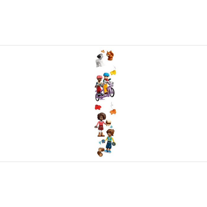 LEGO Baita Nella Foresta Autunnale - 42705, Casa Giocattolo Con 4 Mini Bamboline, 2 Animali E Accessori, Regalo Da 9+