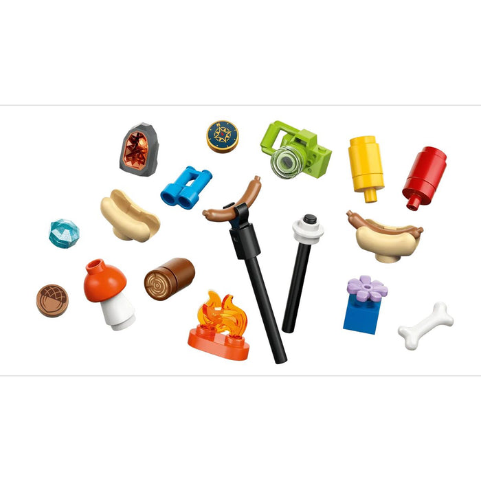 LEGO Baita Nella Foresta Autunnale - 42705, Casa Giocattolo Con 4 Mini Bamboline, 2 Animali E Accessori, Regalo Da 9+