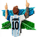 LEGO Lionel Messi – Celebrazione - 43018, Wall Art 3D Fai Da Te, Decorazione Da Parete, Regalo A Tema Calcio Da 14+