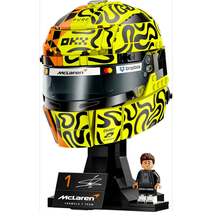 LEGO Casco Di Lando Norris Mclaren Mastercard F1 Team - 43023, Gadget F1 Con Minifigure Da Collezione, Regalo Da 14+