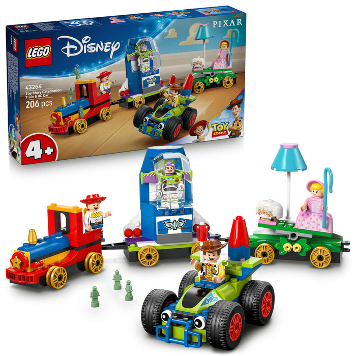 LEGO Toy Story: Treno E Auto Rc Celebrativi - 43264