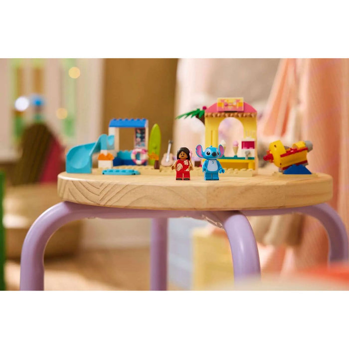 LEGO Divertimento In Spiaggia Con Lilo E Stitch - 43280, Giochi Didattici, 2 Negozi, Giostra E 2 Minifigure, Regalo 4+