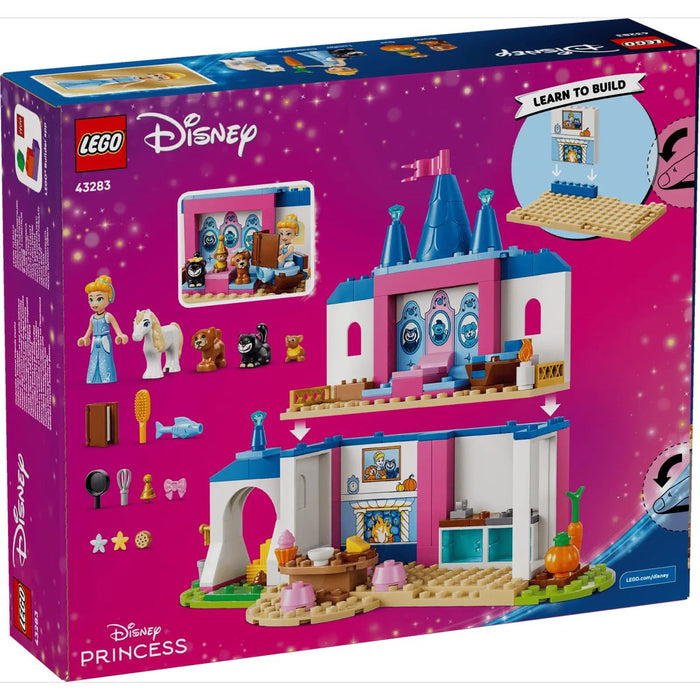 LEGO Castello Degli Amici Animali Di Cenerentola - 43283, Gioco Didattico Con Mini Bambolina, 4 Animali, 4+