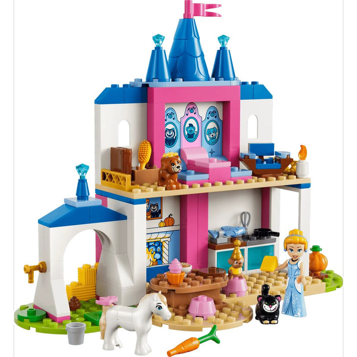 LEGO Castello Degli Amici Animali Di Cenerentola - 43283, Gioco Didattico Con Mini Bambolina, 4 Animali, 4+