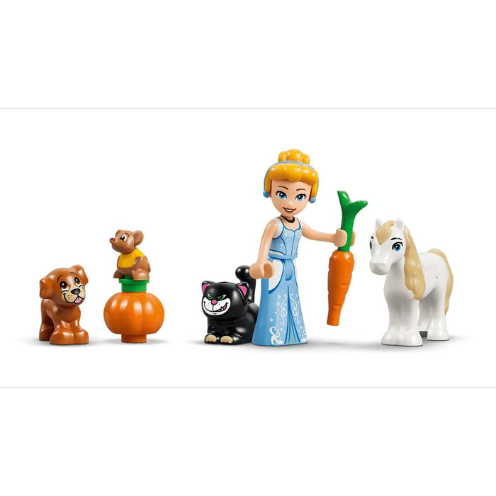 LEGO Castello Degli Amici Animali Di Cenerentola - 43283, Gioco Didattico Con Mini Bambolina, 4 Animali, 4+