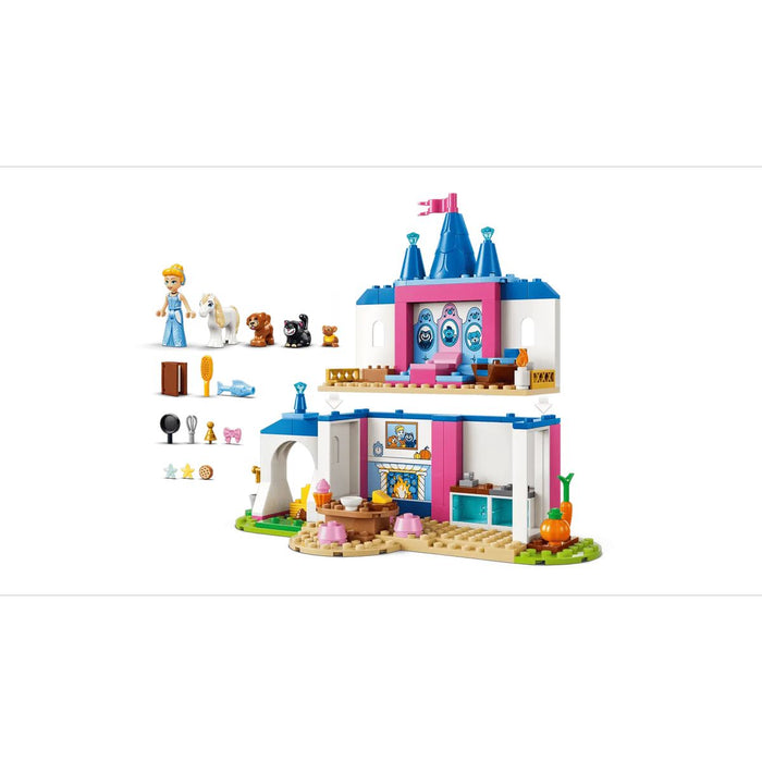 LEGO Castello Degli Amici Animali Di Cenerentola - 43283, Gioco Didattico Con Mini Bambolina, 4 Animali, 4+