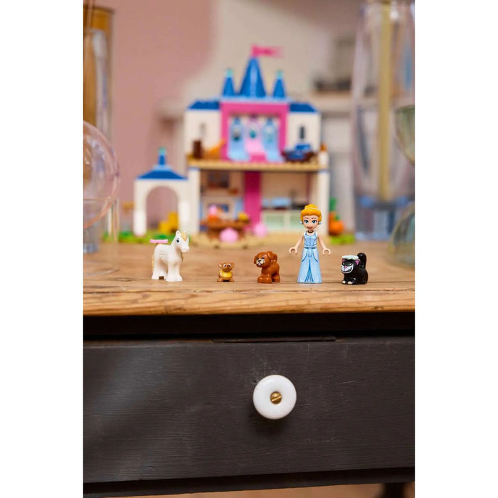 LEGO Castello Degli Amici Animali Di Cenerentola - 43283, Gioco Didattico Con Mini Bambolina, 4 Animali, 4+