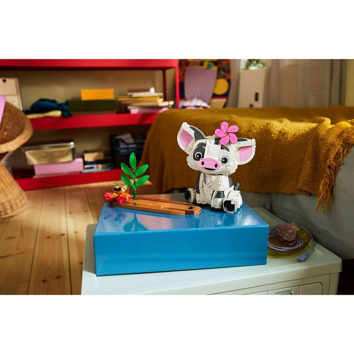 LEGO Pua Action Figure - 43292, Maialino Giocattolo Con Fiore, Granchio E Zattera, Regalo Per Bambini Da 9+