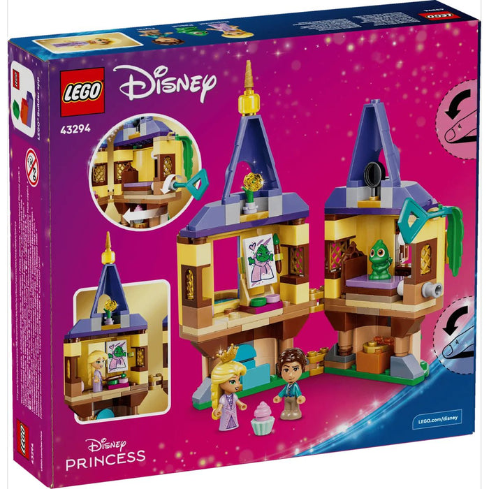 LEGO La Mini-Torre Di Rapunzel - 43294, Gioco Con 2 Mini Bamboline, Pascal, Accessori E Serratura, Regalo 5+