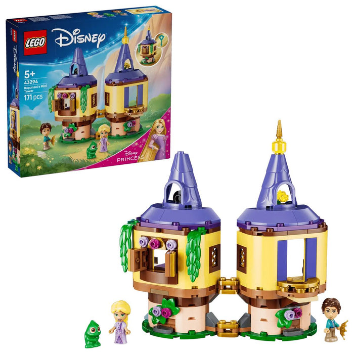 LEGO La Mini-Torre Di Rapunzel - 43294, Gioco Con 2 Mini Bamboline, Pascal, Accessori E Serratura, Regalo 5+