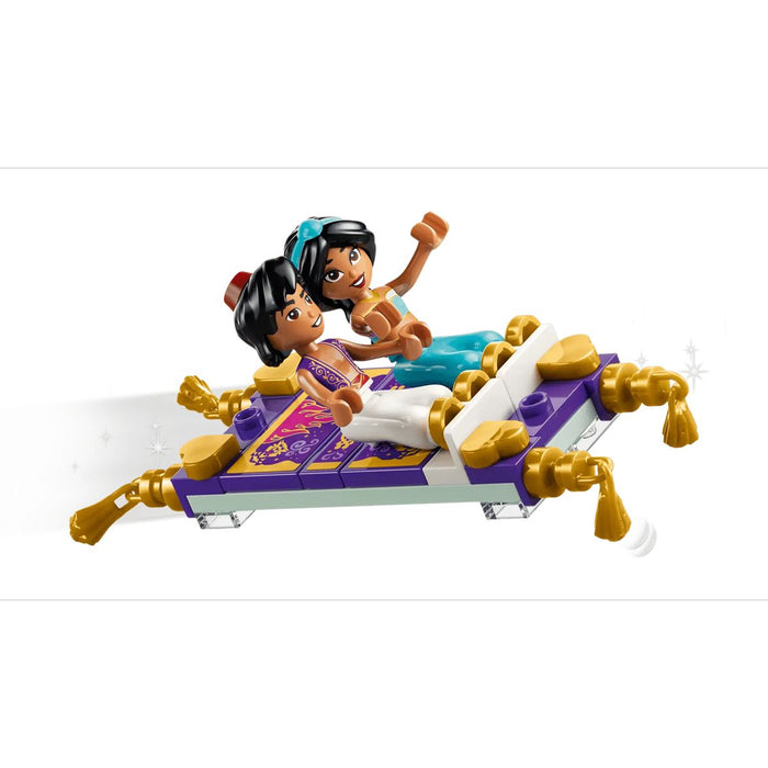LEGO Box Gioielli Di Jasmine - 43295, Giocattolo Di Aladdin, 2 Mini Bamboline, 2 Anelli E Lampada, Regalo 6+
