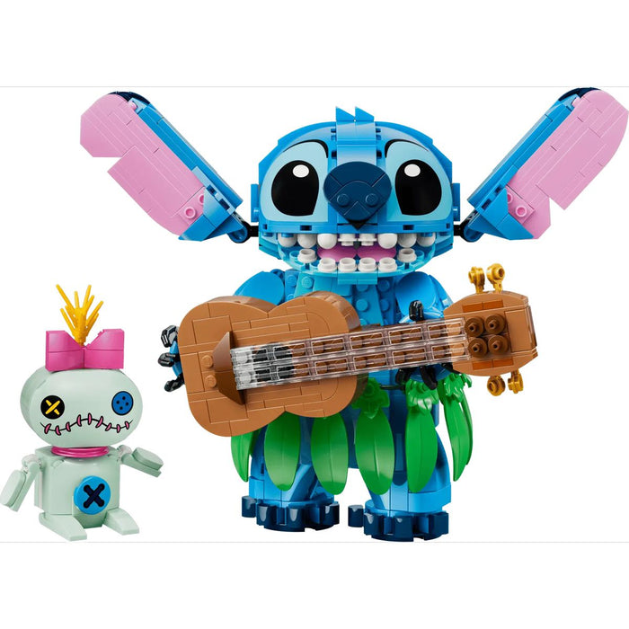 LEGO Stitch E Scrump - 43296, 2 Action Figure Giocattolo Con Accessori, Decorazione Cameretta, Regalo Per Bambini 9+