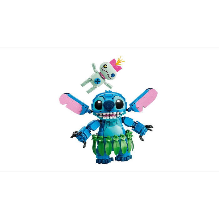 LEGO Stitch E Scrump - 43296, 2 Action Figure Giocattolo Con Accessori, Decorazione Cameretta, Regalo Per Bambini 9+