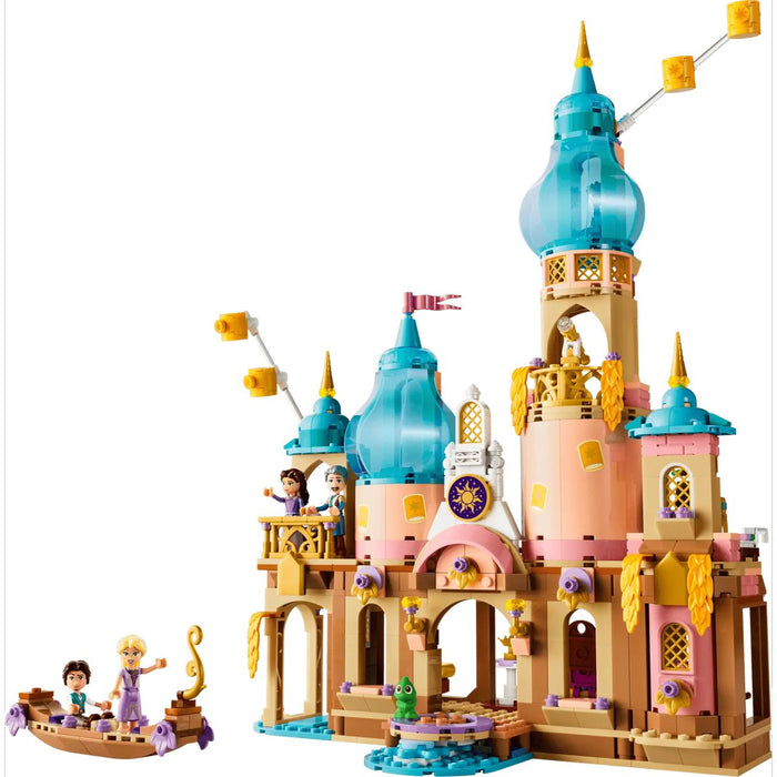 LEGO Il Castello Di Rapunzel - 43297, Giocattolo Con 4 Mini Bamboline E Figura Di Pascal, Regalo Bambine 6+