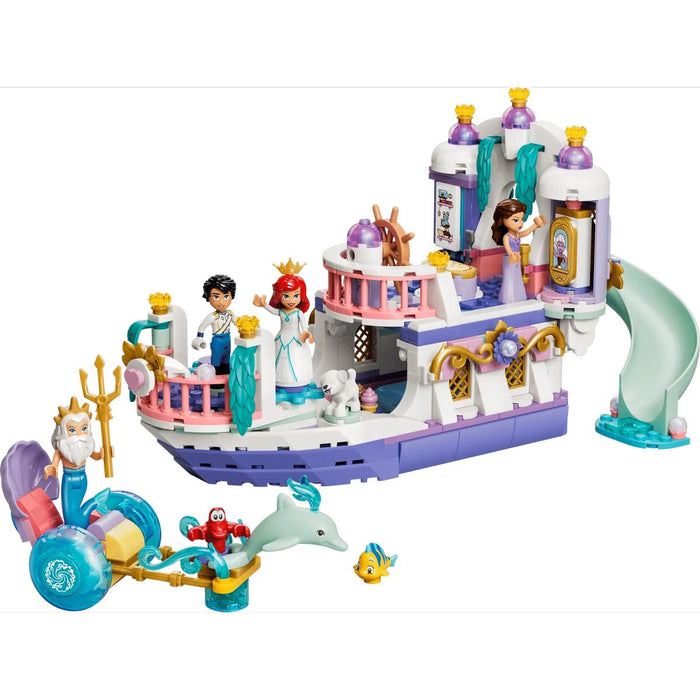 LEGO La Barca Nuziale Di Ariel - 43299, Giocattolo Da La Sirenetta Con 7 Minifigure, Regalo Per Bambine 6+