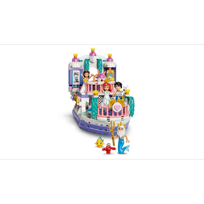 LEGO La Barca Nuziale Di Ariel - 43299, Giocattolo Da La Sirenetta Con 7 Minifigure, Regalo Per Bambine 6+