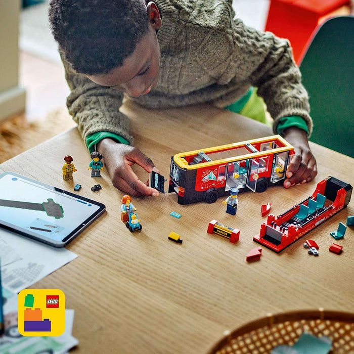 LEGO Autobus Turistico Rosso A Due Piani - 60407